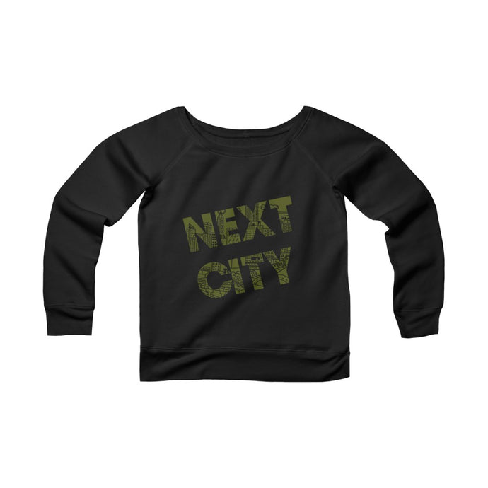 Cityscapes Wide Neck Sweatshirt